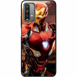 Husa personalizata tip carcasa HQPrint pentru Xiaomi Redmi Note 9 Pro Max, model Iron Man 1, multicolor, S1D1M0102