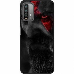 Husa personalizata tip carcasa HQPrint pentru Xiaomi Redmi Note 9 Pro Max, model God of War 3, multicolor, S1D1M0111