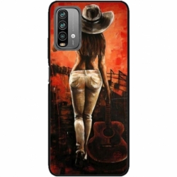 Husa personalizata tip carcasa HQPrint pentru Xiaomi Redmi Note 9 Pro Max, model Sexy Lady, multicolor, S1D1M0113
