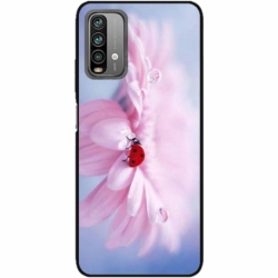 Husa personalizata tip carcasa HQPrint pentru Xiaomi Redmi Note 9 Pro Max, model Flowers 5, multicolor, S1D1M0114