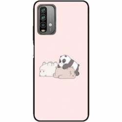 Husa personalizata tip carcasa HQPrint pentru Xiaomi Redmi Note 9 Pro Max, model Bears 3, multicolor, S1D1M0115