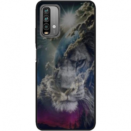 Husa personalizata tip carcasa HQPrint pentru Xiaomi Redmi Note 9 Pro Max, model Lion 4, multicolor, S1D1M0120