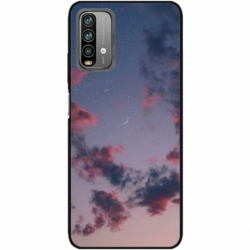 Husa personalizata tip carcasa HQPrint pentru Xiaomi Redmi Note 9 Pro Max, model Moody Sky, multicolor, S1D1M0146