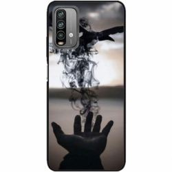 Husa personalizata tip carcasa HQPrint pentru Xiaomi Redmi Note 9 Pro Max, model Black Magic, multicolor, S1D1M0152