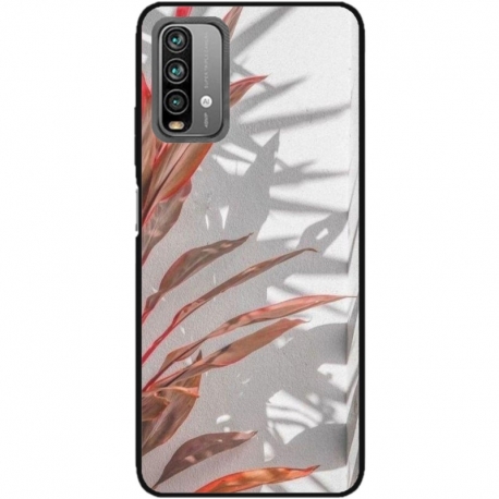 Husa personalizata tip carcasa HQPrint pentru Xiaomi Redmi Note 9 Pro Max, model Leaf Design 4, multicolor, S1D1M0155