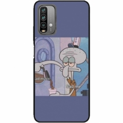 Husa personalizata tip carcasa HQPrint pentru Xiaomi Redmi Note 9 Pro Max, model Squidward 1, multicolor, S1D1M0161