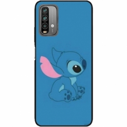 Husa personalizata tip carcasa HQPrint pentru Xiaomi Redmi Note 9 Pro Max, model Blue Stich, multicolor, S1D1M0192