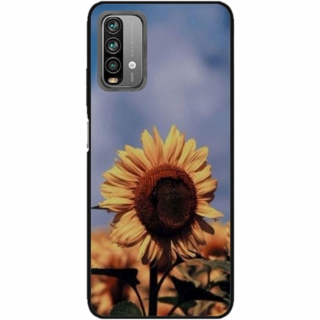 Husa personalizata tip carcasa HQPrint pentru Xiaomi Redmi Note 9 Pro Max, model Sunflower 1, multicolor, S1D1M0193