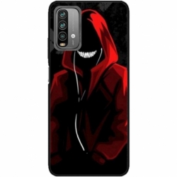 Husa personalizata tip carcasa HQPrint pentru Xiaomi Redmi Note 9 Pro Max, model Evil Hoodie Man, multicolor, S1D1M0197
