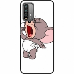 Husa personalizata tip carcasa HQPrint pentru Xiaomi Redmi Note 9 Pro Max, model Tom and Jerry 3, multicolor, S1D1M0207