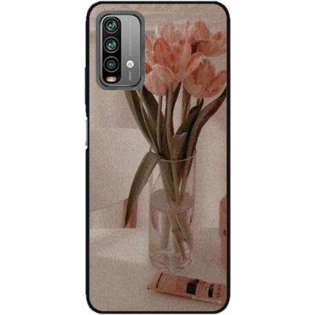 Husa personalizata tip carcasa HQPrint pentru Xiaomi Redmi Note 9 Pro Max, model Flowers 14, multicolor, S1D1M0208