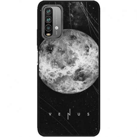 Husa personalizata tip carcasa HQPrint pentru Xiaomi Redmi Note 9 Pro Max, model Moon, multicolor, S1D1M0212