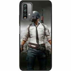 Husa personalizata tip carcasa HQPrint pentru Xiaomi Redmi Note 9 Pro Max, model PUBG 1, multicolor, S1D1M0214