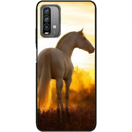 Husa personalizata tip carcasa HQPrint pentru Xiaomi Redmi Note 9 Pro Max, model Horse 2, multicolor, S1D1M0218