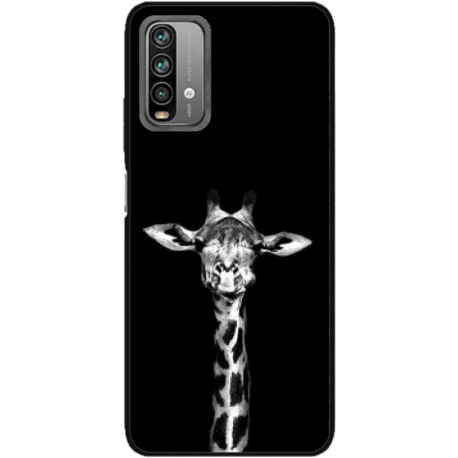 Husa personalizata tip carcasa HQPrint pentru Xiaomi Redmi Note 9 Pro Max, model Giraffe 3, multicolor, S1D1M0222