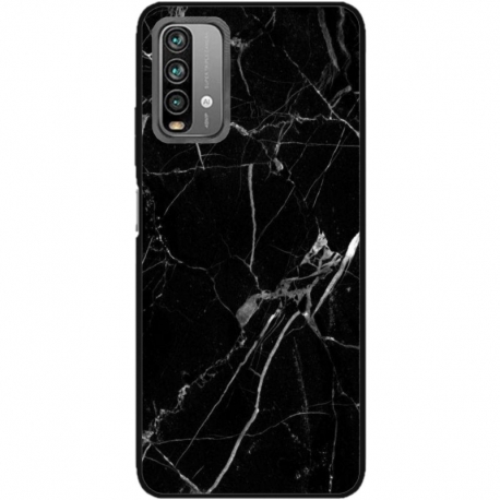 Husa personalizata tip carcasa HQPrint pentru Xiaomi Redmi Note 9 Pro Max, model Black Marble, multicolor, S1D1M0229