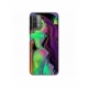 Husa personalizata tip carcasa HQPrint pentru Xiaomi Redmi Note 9 Pro Max, model Colorful Girl, multicolor, S1D1M0249