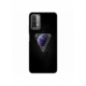 Husa personalizata tip carcasa HQPrint pentru Xiaomi Redmi Note 9 Pro Max, model Triangle Planet, multicolor, S1D1M0278