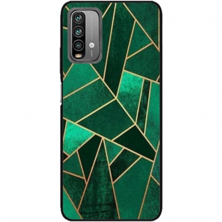 Husa personalizata tip carcasa HQPrint pentru Xiaomi Redmi Note 9 Pro Max, model Emerald, multicolor, S1D1M0287