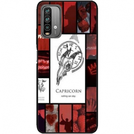 Husa personalizata tip carcasa HQPrint pentru Xiaomi Redmi Note 9 Pro Max, model Capricorn, multicolor, S1D1M0295
