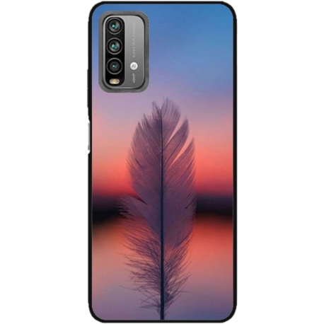Husa personalizata tip carcasa HQPrint pentru Xiaomi Redmi Note 9, model Fulg, multicolor, S1D1M0309