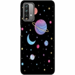 Husa personalizata tip carcasa HQPrint pentru Xiaomi Redmi Note 9, model Colorful 6, multicolor, S1D1M0311