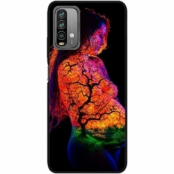 Husa personalizata tip carcasa HQPrint pentru Xiaomi Redmi Note 9, model Colorful 7, multicolor, S1D1M0324