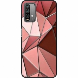 Husa personalizata tip carcasa HQPrint pentru Xiaomi Redmi Note 9, model 3D, multicolor, S1D1M0373