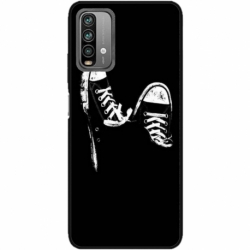 Husa personalizata tip carcasa HQPrint pentru Xiaomi Redmi Note 9 Pro Max, model Sneakers, multicolor, S1D1M0381