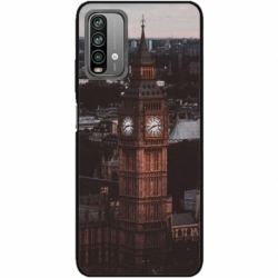 Husa personalizata tip carcasa HQPrint pentru Xiaomi Redmi Note 9S, model Big Ben 2, multicolor, S1D1M0014