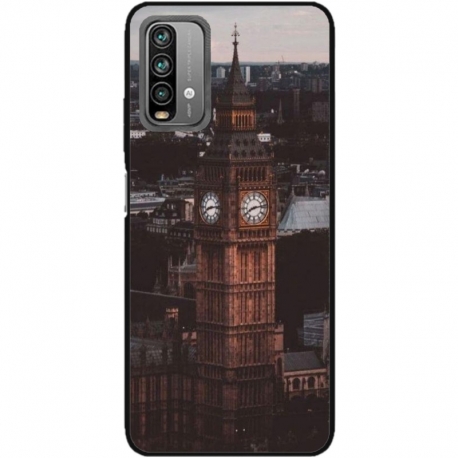 Husa personalizata tip carcasa HQPrint pentru Xiaomi Redmi Note 9S, model Big Ben 2, multicolor, S1D1M0014