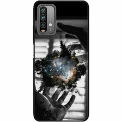 Husa personalizata tip carcasa HQPrint pentru Xiaomi Redmi Note 9S, model Dark Magic, multicolor, S1D1M0020