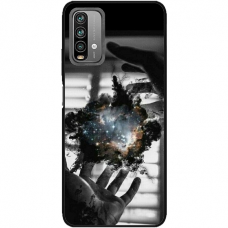 Husa personalizata tip carcasa HQPrint pentru Xiaomi Redmi Note 9S, model Dark Magic, multicolor, S1D1M0020