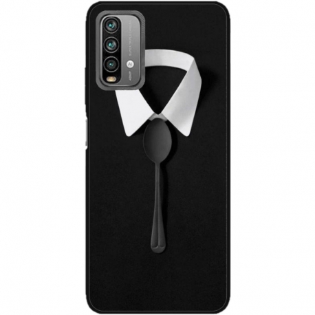 Husa personalizata tip carcasa HQPrint pentru Xiaomi Redmi Note 9S, model Mr Fancy, multicolor, S1D1M0036