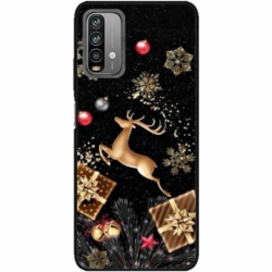 Husa personalizata tip carcasa HQPrint pentru Xiaomi Redmi Note 9S, model Reindeer 2, multicolor, S1D1M0052