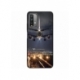 Husa personalizata tip carcasa HQPrint pentru Xiaomi Redmi Note 9S, model Airplane Landing, multicolor, S1D1M0266