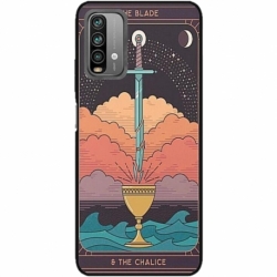 Husa personalizata tip carcasa HQPrint pentru Xiaomi Redmi Note 9S, model Tarrot, multicolor, S1D1M0267