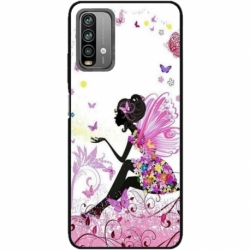 Husa personalizata tip carcasa HQPrint pentru Xiaomi Redmi Note 9S, model Fairy, multicolor, S1D1M0276