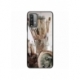 Husa personalizata tip carcasa HQPrint pentru Xiaomi Redmi Note 9S, model Brush, multicolor, S1D1M0282