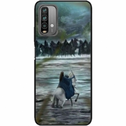Husa personalizata tip carcasa HQPrint pentru Xiaomi Redmi Note 9S, model Brave, multicolor, S1D1M0310