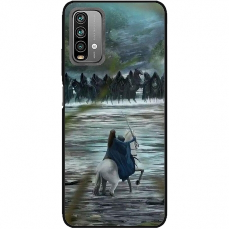 Husa personalizata tip carcasa HQPrint pentru Xiaomi Redmi Note 9S, model Brave, multicolor, S1D1M0310