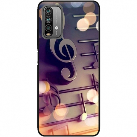 Husa personalizata tip carcasa HQPrint pentru Xiaomi Redmi Note 9S, model Notes, multicolor, S1D1M0328