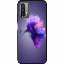 Husa personalizata tip carcasa HQPrint pentru Xiaomi Redmi Note 9S, model Flowers 19, multicolor, S1D1M0340