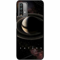 Husa personalizata tip carcasa HQPrint pentru Xiaomi Redmi Note 9S, model Planet 1, multicolor, S1D1M0347