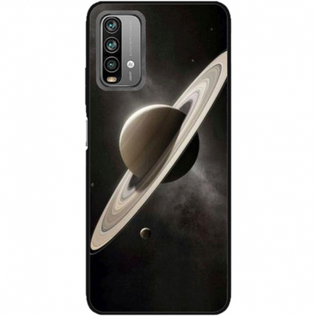 Husa personalizata tip carcasa HQPrint pentru Xiaomi Redmi Note 9S, model Planet 2, multicolor, S1D1M0348