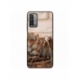 Husa personalizata tip carcasa HQPrint pentru Xiaomi Redmi Note 9S, model Flowers 21, multicolor, S1D1M0358