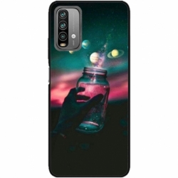 Husa personalizata tip carcasa HQPrint pentru Xiaomi Redmi Note 9S, model Colorful 10, multicolor, S1D1M0369