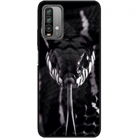 Husa personalizata tip carcasa HQPrint pentru Xiaomi Redmi Note 9S, model Snake, multicolor, S1D1M0378