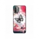 Husa personalizata tip carcasa HQPrint pentru Xiaomi Redmi Note 9S, model Butterfly 8, multicolor, S1D1M0380