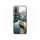 Husa personalizata tip carcasa HQPrint pentru Xiaomi Redmi 10X, model Boats, multicolor, S1D1M0024